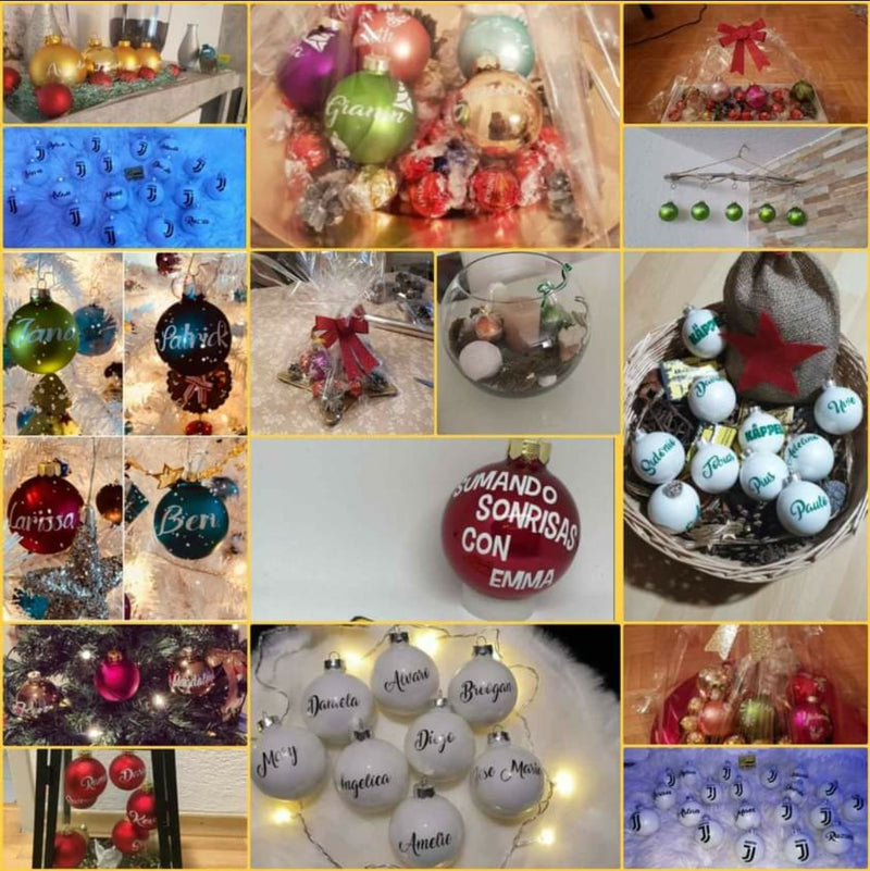 BOLAS DE NAVIDAD PERSONALIZADAS