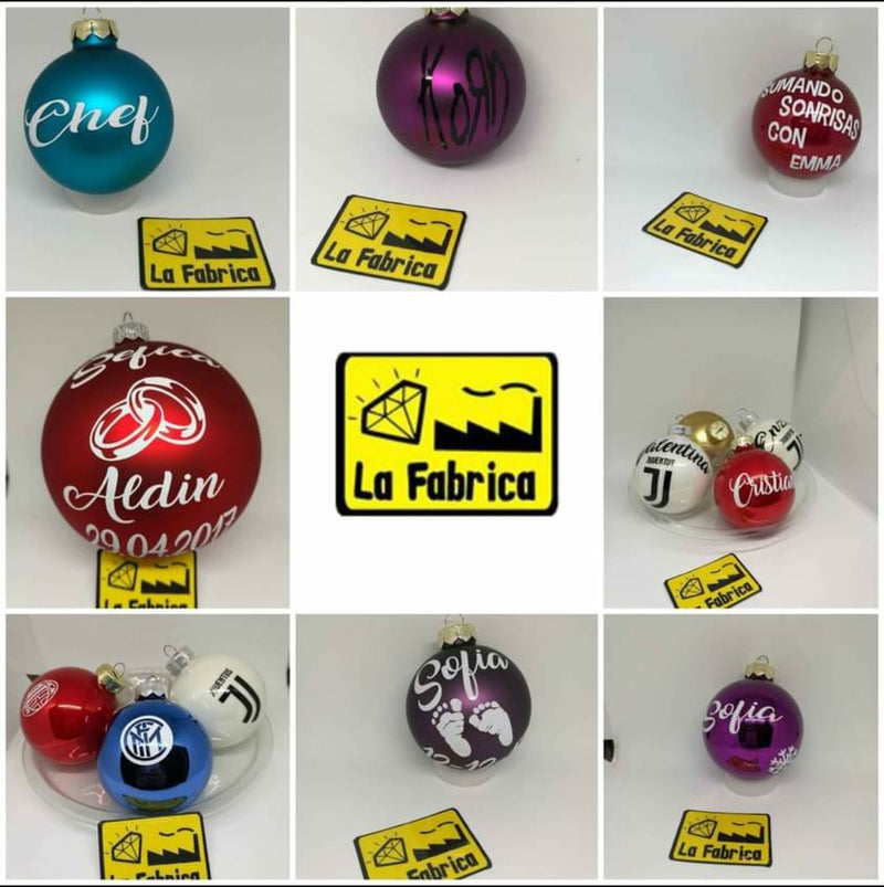 BOLAS DE NAVIDAD PERSONALIZADAS