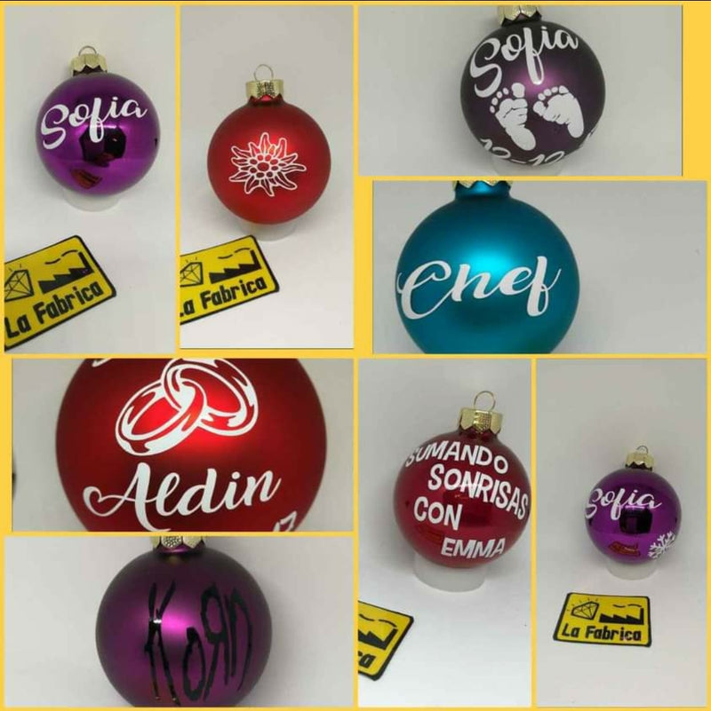 BOLAS DE NAVIDAD PERSONALIZADAS