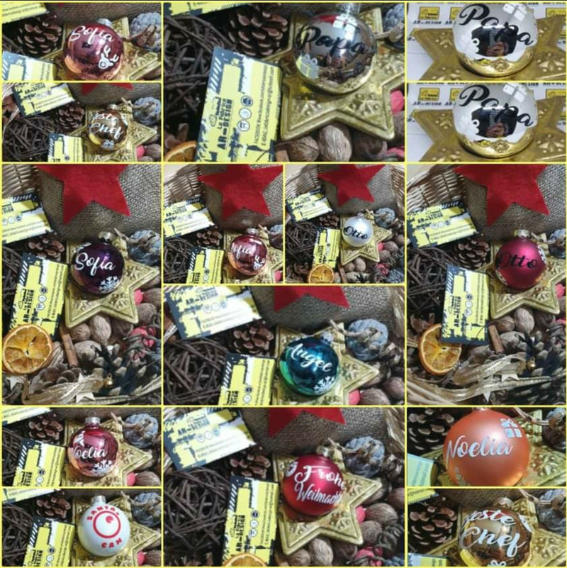 BOLAS DE NAVIDAD PERSONALIZADAS