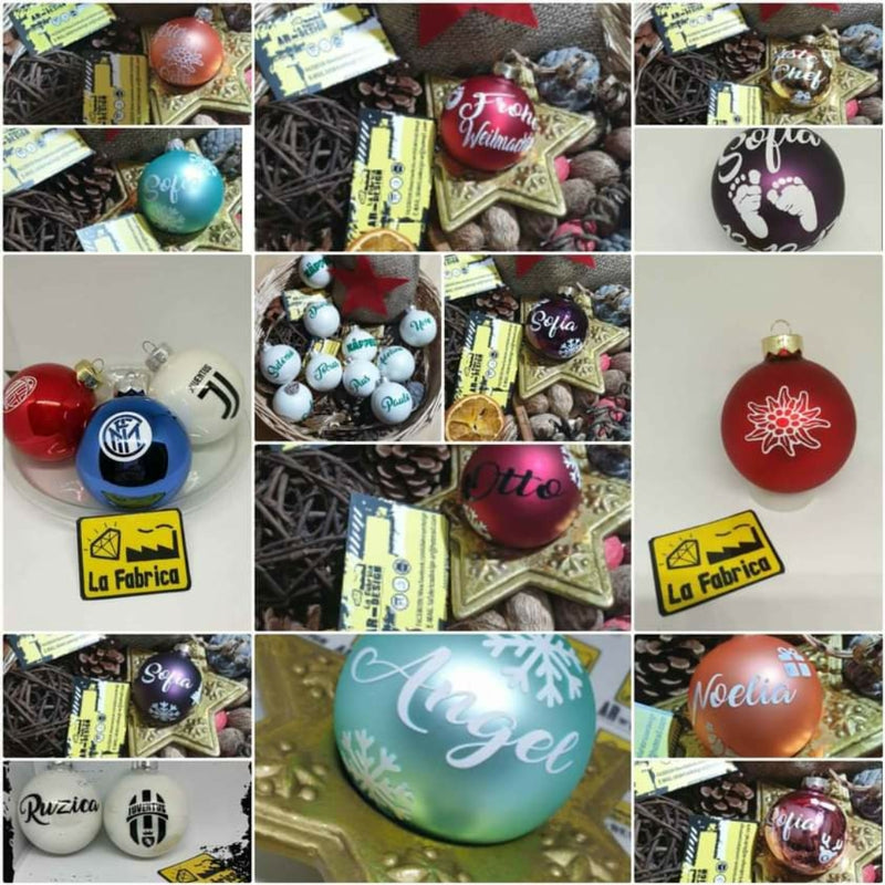 BOLAS DE NAVIDAD PERSONALIZADAS