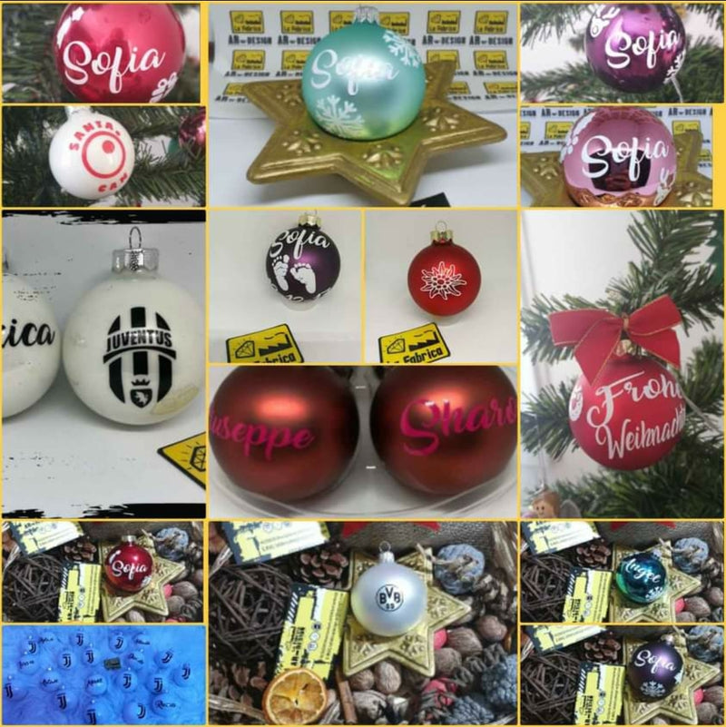 BOLAS DE NAVIDAD PERSONALIZADAS