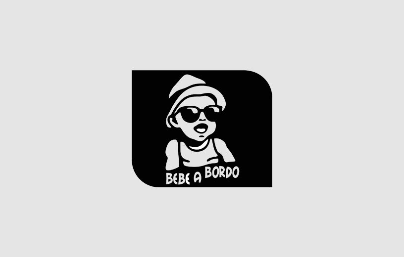 BEBE A BORDO - Sticker Paradise LF