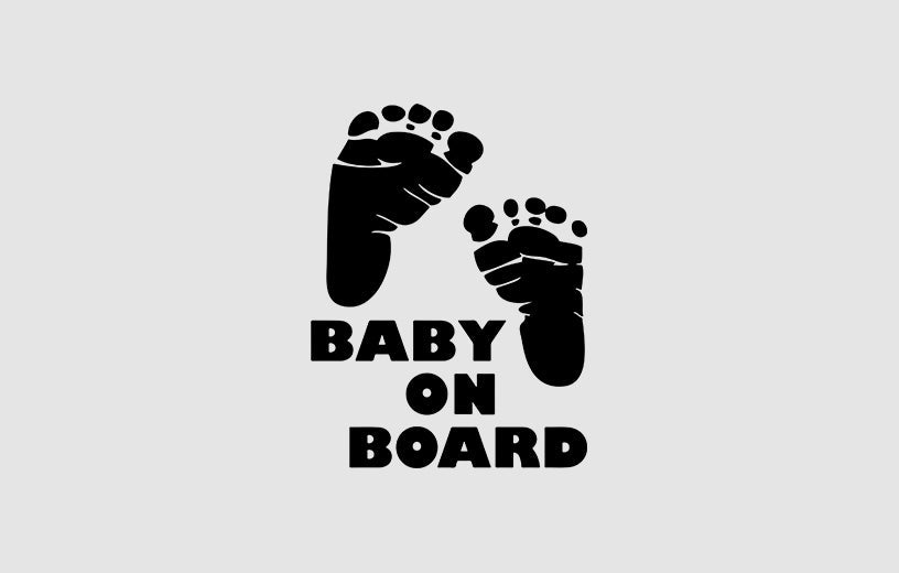 BEBE A BORDO - Sticker Paradise LF
