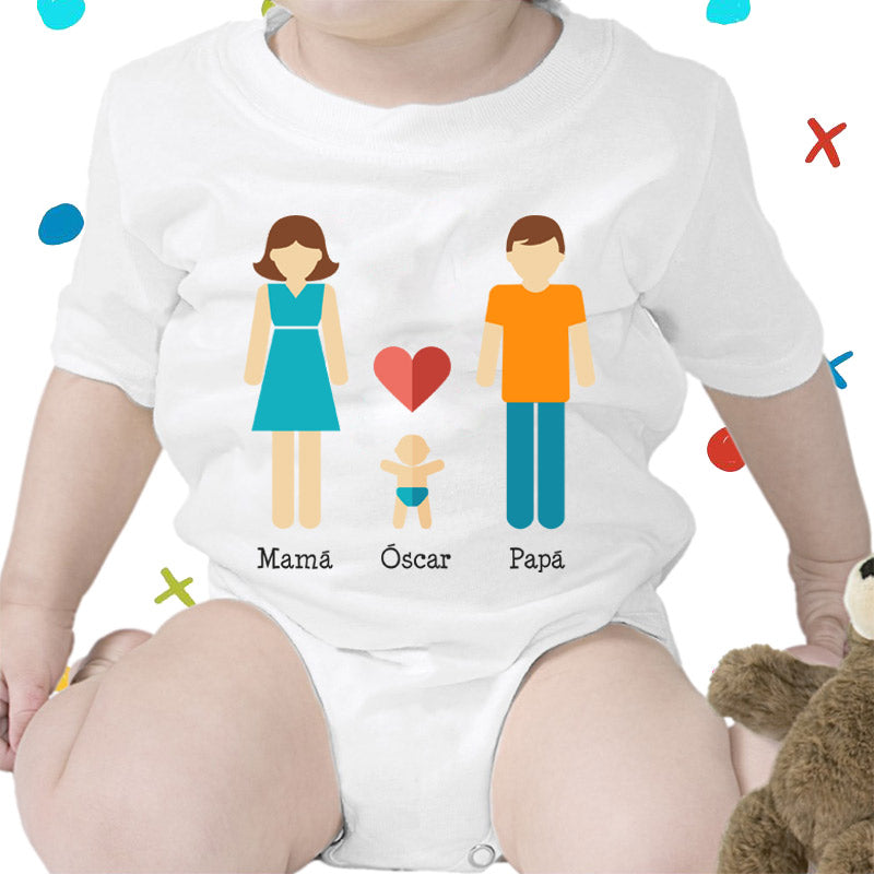 Body BIO infantil familia personalizada