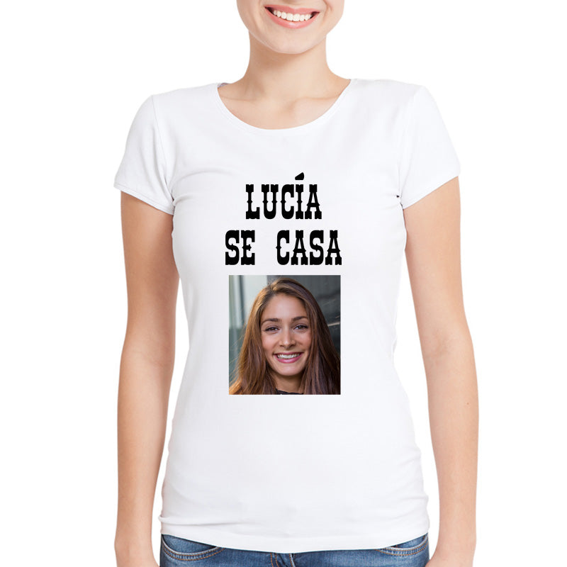 Camiseta "Se Casa" personalizada