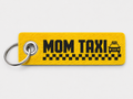Filz-Schlüsselanhänger Mom Taxi in Gelb