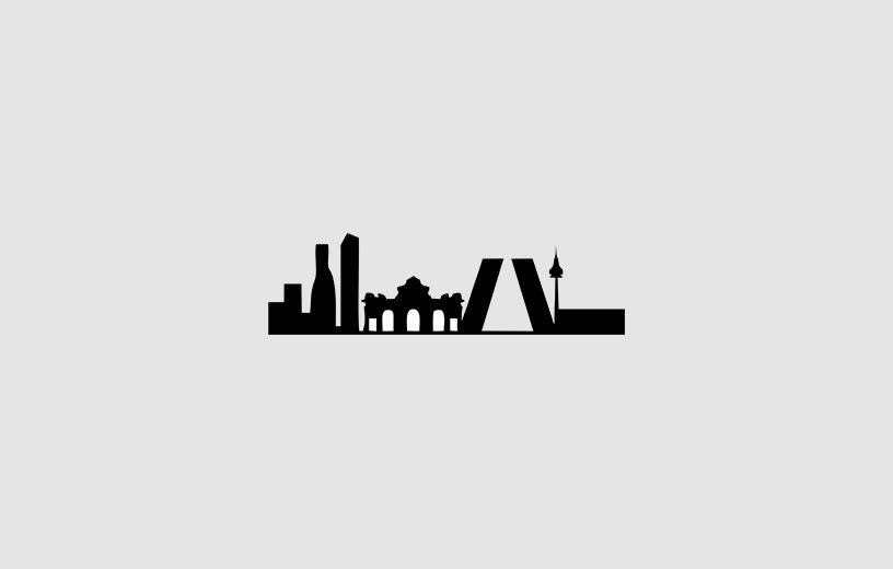 SKYLINE MADRID - Sticker Paradise LF