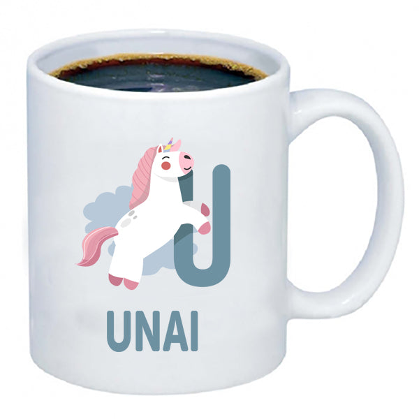 Taza personalizada 'alfabeto animal'