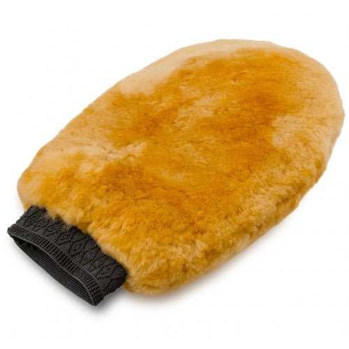 GUANTE DE LANA DE CORDERO NATURAL - CarCareCosmetic